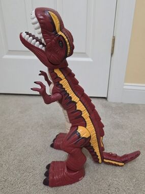 Fisher-Price Red and Yellow Poseable T-Rex Figure